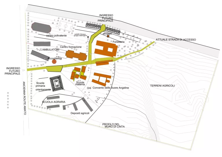 Maison de Paix: nuova planimetria, stato avanzamento lavori foresteria e progetto nuova scuola primaria e dell’orientamento